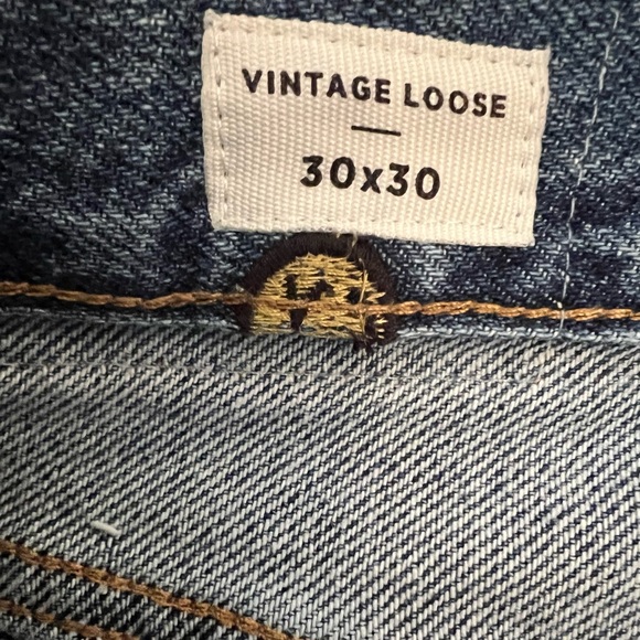 PacSun Eco Medium Indigo Embroidery Straight Jeans Size 30 x 30 - Picture 7 of 7